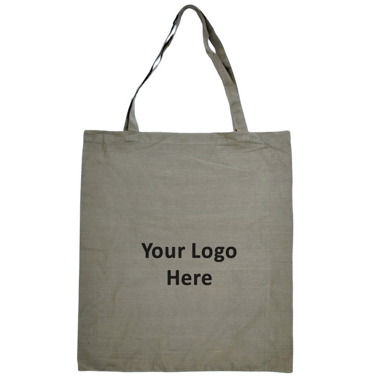 25 Cotton Personalized Tote Bag, Custom Tote Bag, Washable Bag, Grocery Bag, Shopping Bag image 2