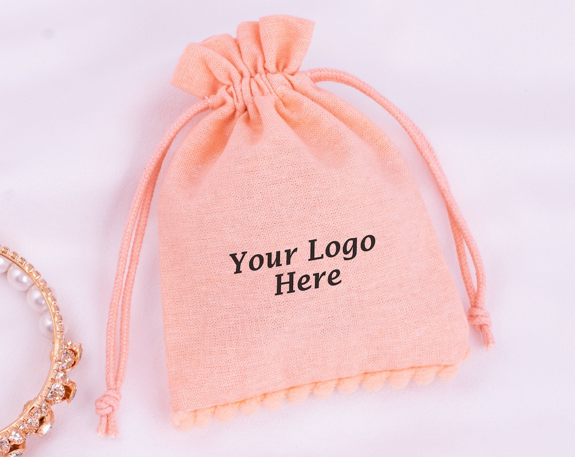 Pack of 100 Custom Jewelry Packaging Pouches for Jewelry Etsy