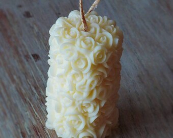 Bougie  parfumée "Pilier de Roses"