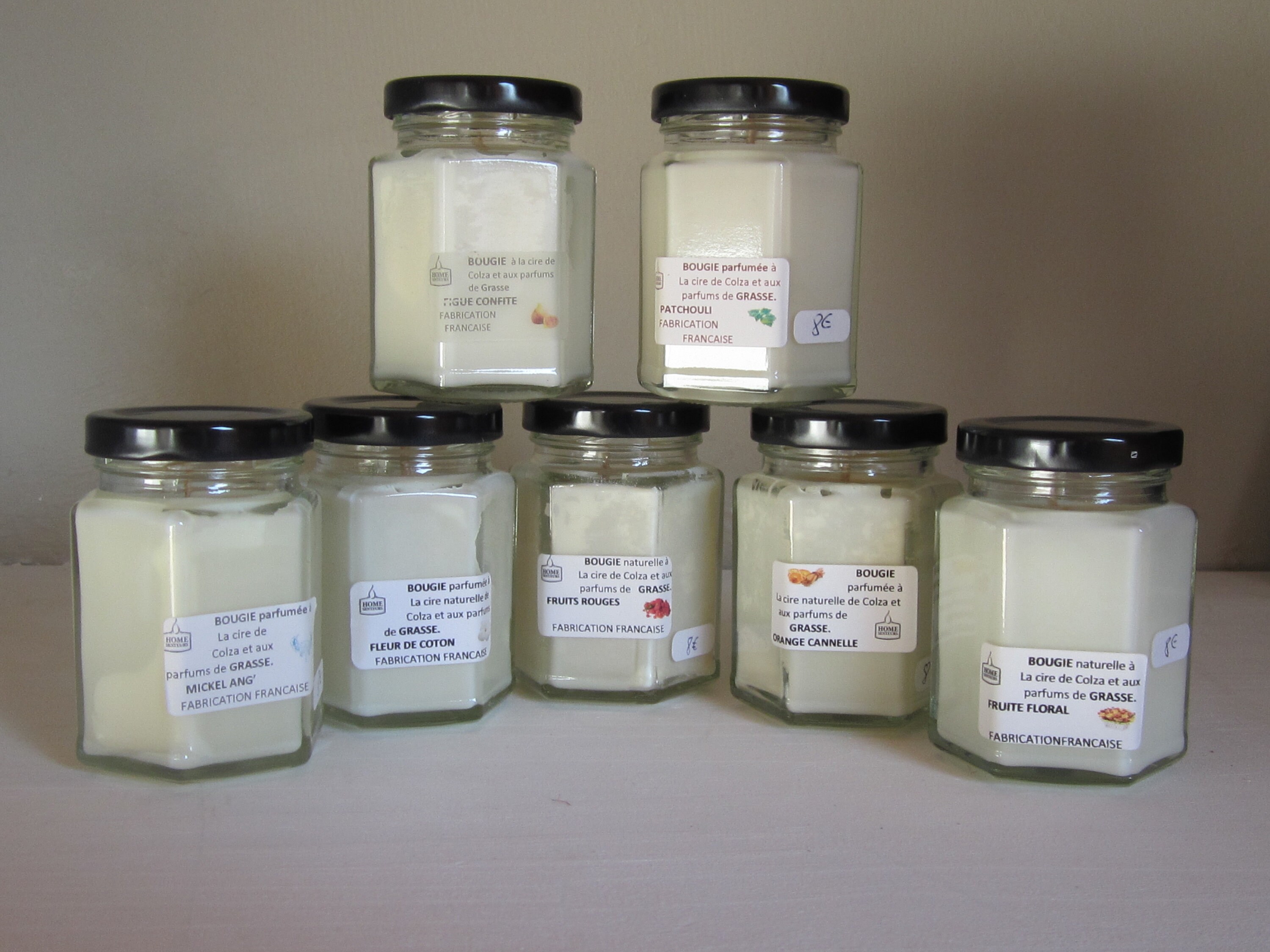 Bougie Parfumée en Pot Octogonal