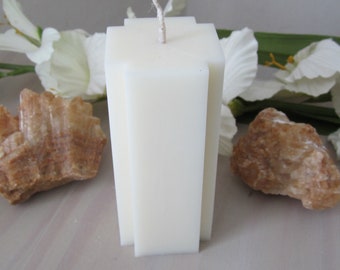 Scented Craft Candle "Rectangular Piler"