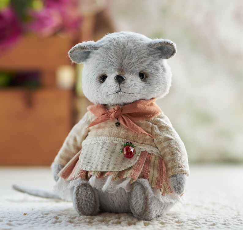 Mouse Mari Artist mouse toy teddy mouse OOAK