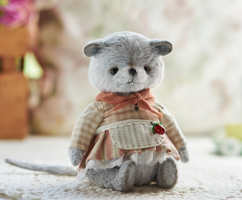 Mouse Mari Artist mouse toy teddy mouse OOAK
