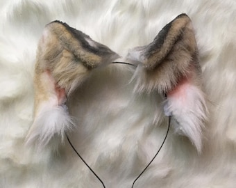 Wolforen, oren van imitatiebont, harige oren, cosplay-oren, anime-oren