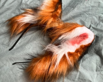 Vossenoren, magnetisch bevestigd, dierenoren van imitatiebont