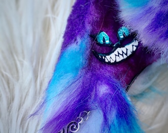 Chesire kattenoren, Alice in Wonderland, oren van imitatiebont, harige oren, kat, cosplay-oren, anime-oren