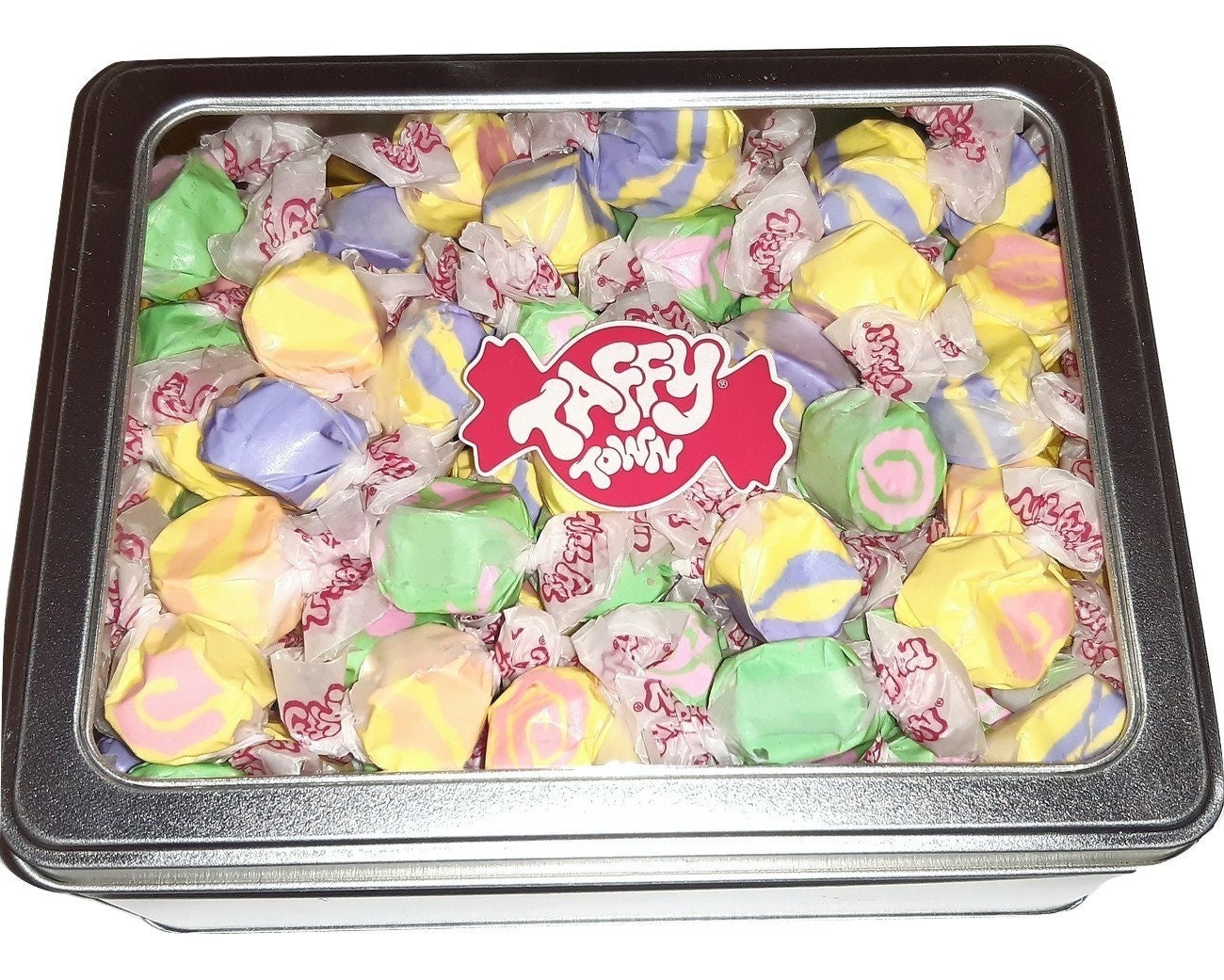 Assorted Lemonade Salt Water Taffy Gift Tin Etsy UK
