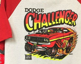 1968 Rats Hole original Dodge Challenger Printed in 68  transfer never sold & stored over 30 years. Very Rare Design LAST FEW
