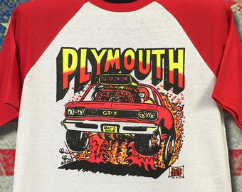 Vintage 1969 Rat's Hole Plymouth T-Shirt: Very Rare Design