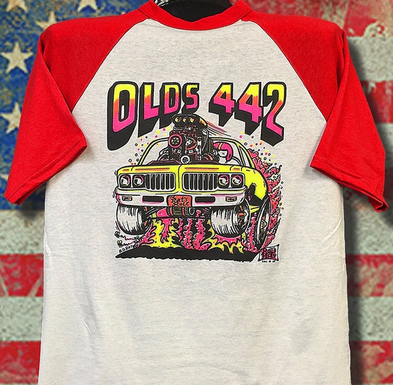 1969 Rats Hole Olds 442 Tee: Vintage Baseball T-shirt - Etsy