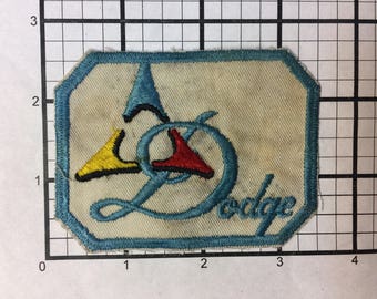 Vintage 1970s Dodge Logo Patch: Rare Automotive Collectible