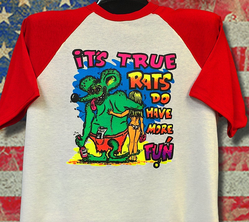 1969 Rats Hole T-shirt: It's True Rats Have More Fun - Vintage
