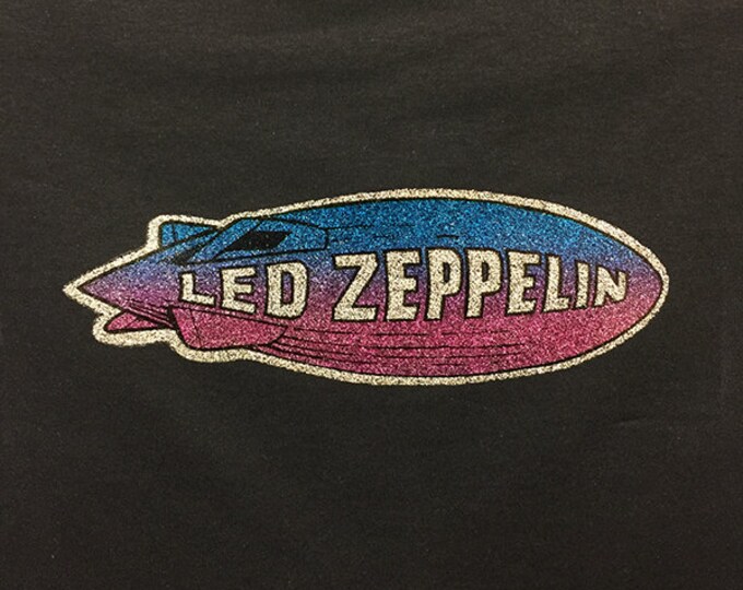 Led Zeppelin 70's NOS Very Rare Glitter Transfer Design on Etsy