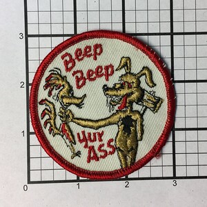 Vintage 1970s "Beep Beep Yurass" Patch - Rare Find