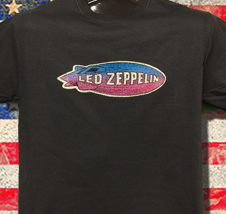 Led Zeppelin 70's NOS Very Rare Glitter Transfer Design on Etsy