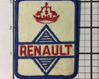 Vintage 1970s Renault Patch: Rare Automotive Collectible