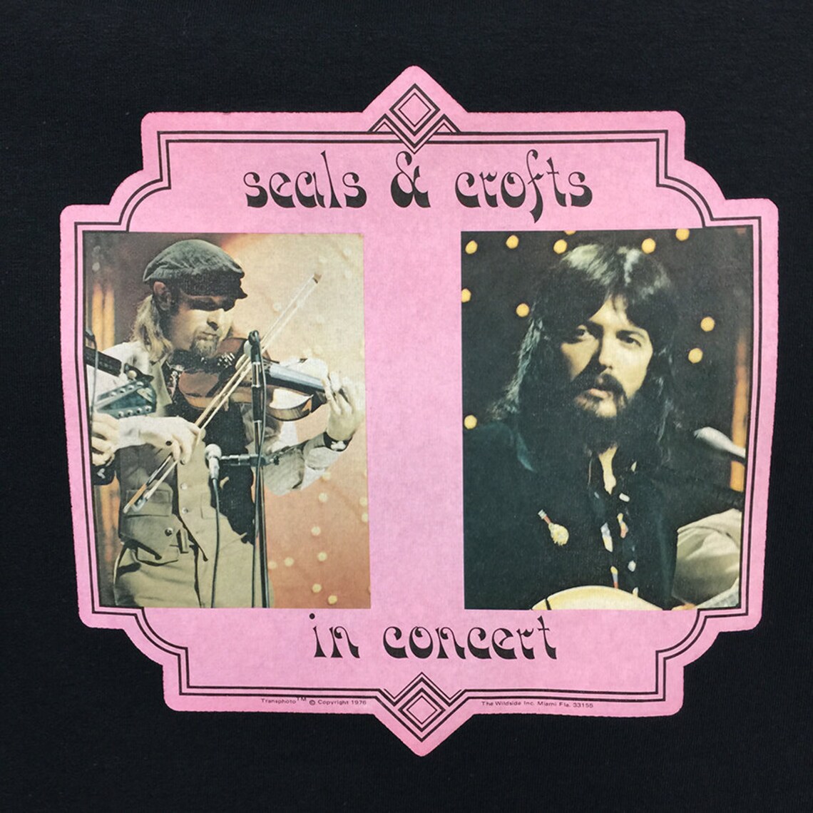 Seals & Crofts in Concert 70's NOS Very Rare Transfer Over Etsy