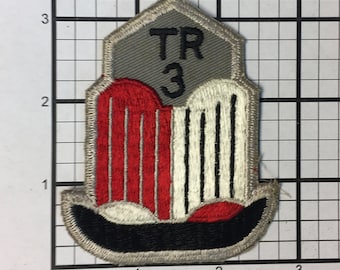 Parche vintage Triumph TR3 TR4 de los años 70: emblema de coche clásico