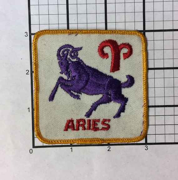 Vintage 1970's zodiac Aries patch never sold and … - image 1