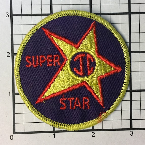 Vintage 1970's Super Star patch never sold and st… - image 1