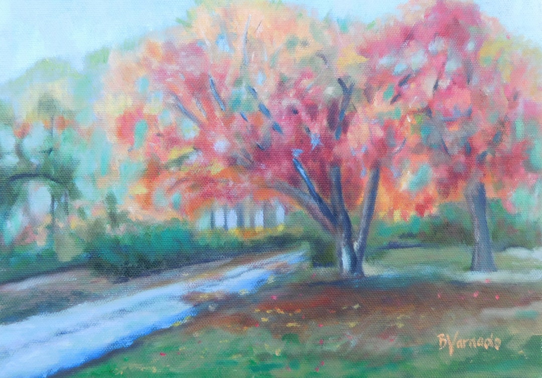 Painting, Turning Fall - Etsy