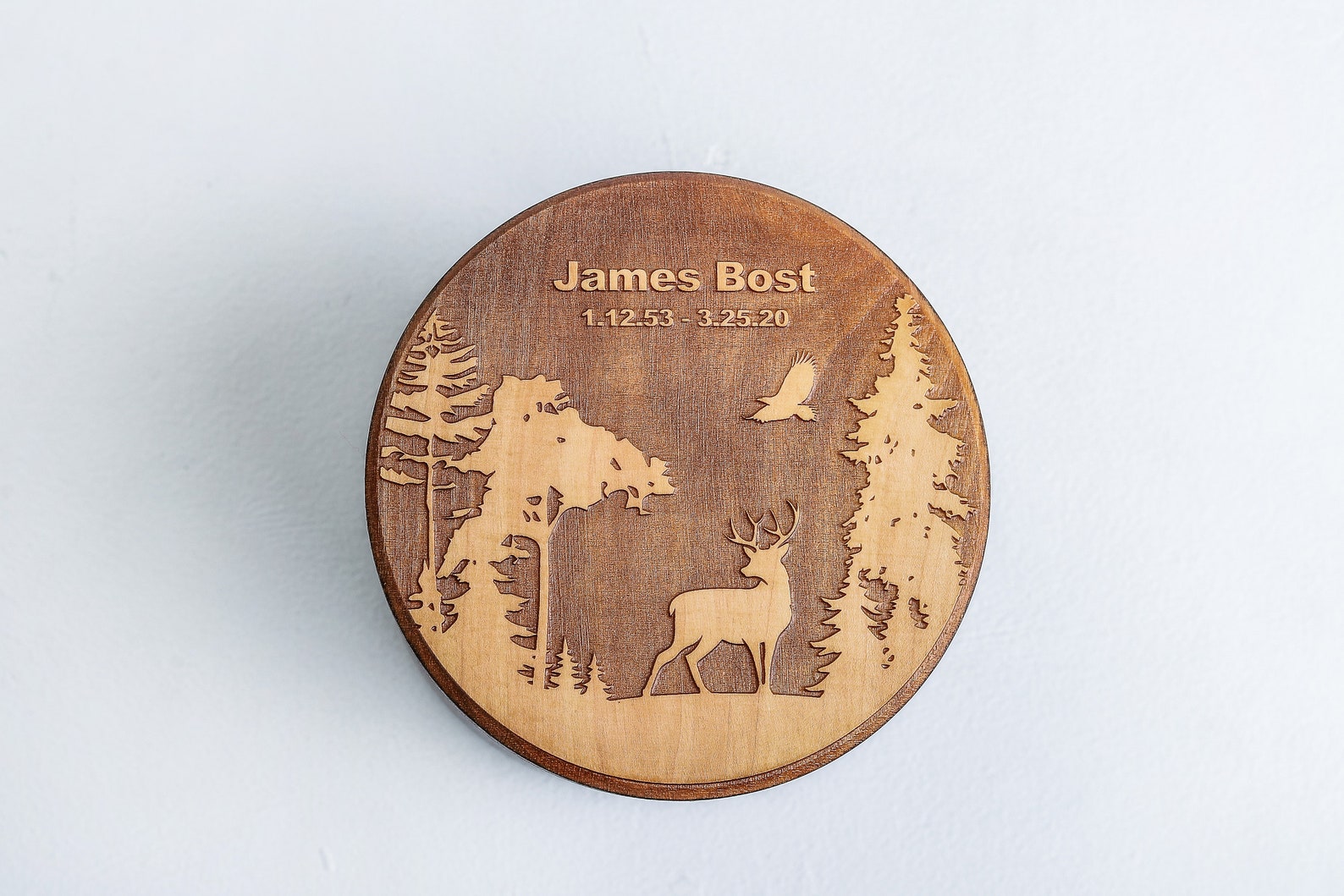 Urn for Human Ashes for Dad Hunter Personalized Keepsake Etsy