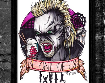 Be One Of Us - A6/A5/A4/A3 Signed Art Print (Inspired by The Lost Boys)