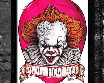 You'll Float Too - DIGITAL Art Print (Inspired by IT 2017)
