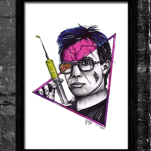 I Gave Him Life - A6/A5/A4/A3 Signed Art Print (Inspired by Re-Animator)