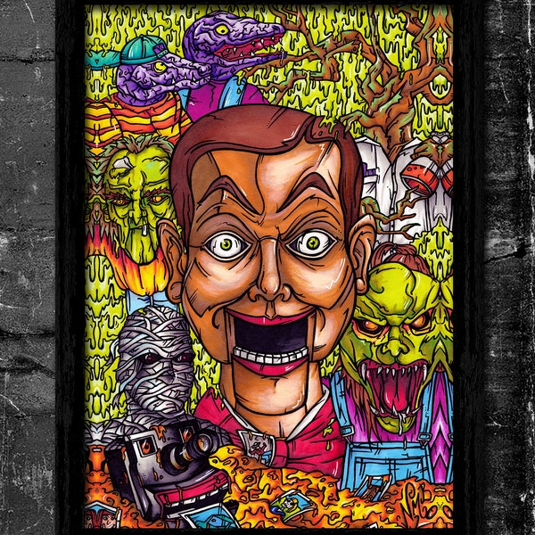 Deadly! (no text) - DIGITAL Art Print (Inspired by Goosebumps)