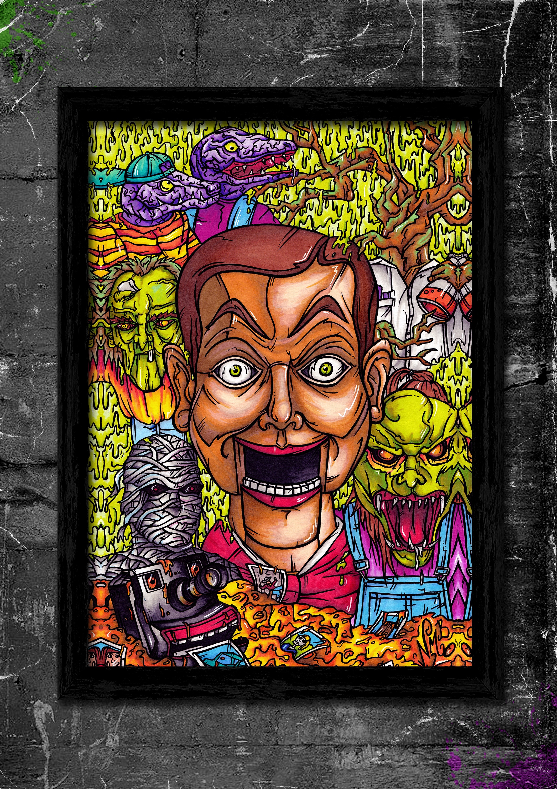 Deadly! (no text) - DIGITAL Art Print (Inspired by Goosebumps)
