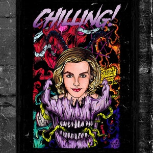 Chilling! - DIGITAL Art Print (Inspired by The Chilling Adventures Of Sabrina)