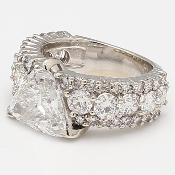 6.01 Carat Triangular and Round Brilliant Diamond… - image 8