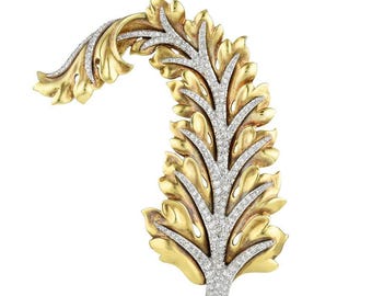 Van Cleef & Arpels 2.00 Carat Round Brilliant G Si1 Diamond 18 Karat Yellow Gold