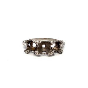 0.24 Carat Round Brilliant I Si1 Diamond Platinum Semi Mount Ring
