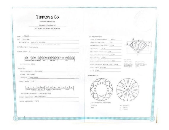 Tiffany and Co 1.03 Carat Diamond Platinum Engage… - image 7