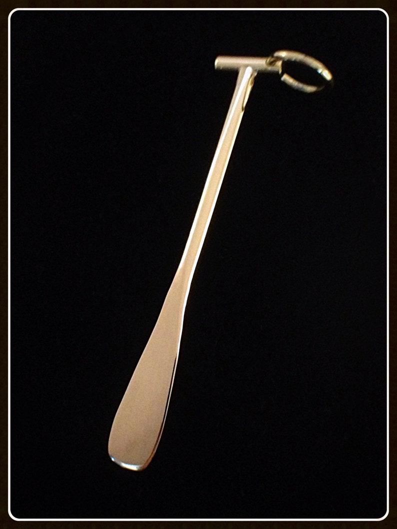 Brass Paddle Keychain image 1