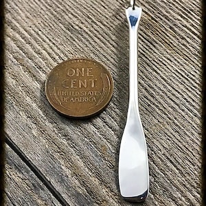 Silver Canoe Paddle Necklace