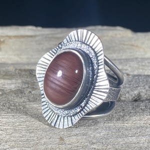 Oregon Sunstone Sterling Silver Ring Size 5