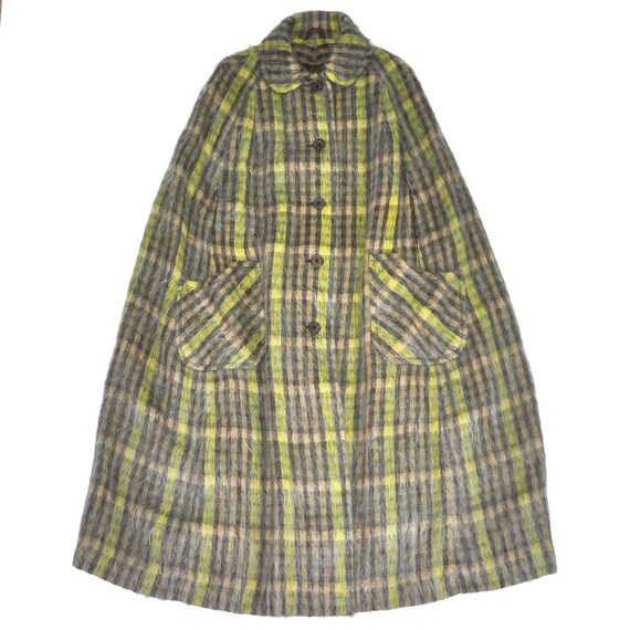 Vintage Strathtay mohair cape made in Scotland