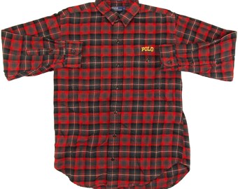 Polo Ralph Lauren Shirt Vintage 90s plaid flannel