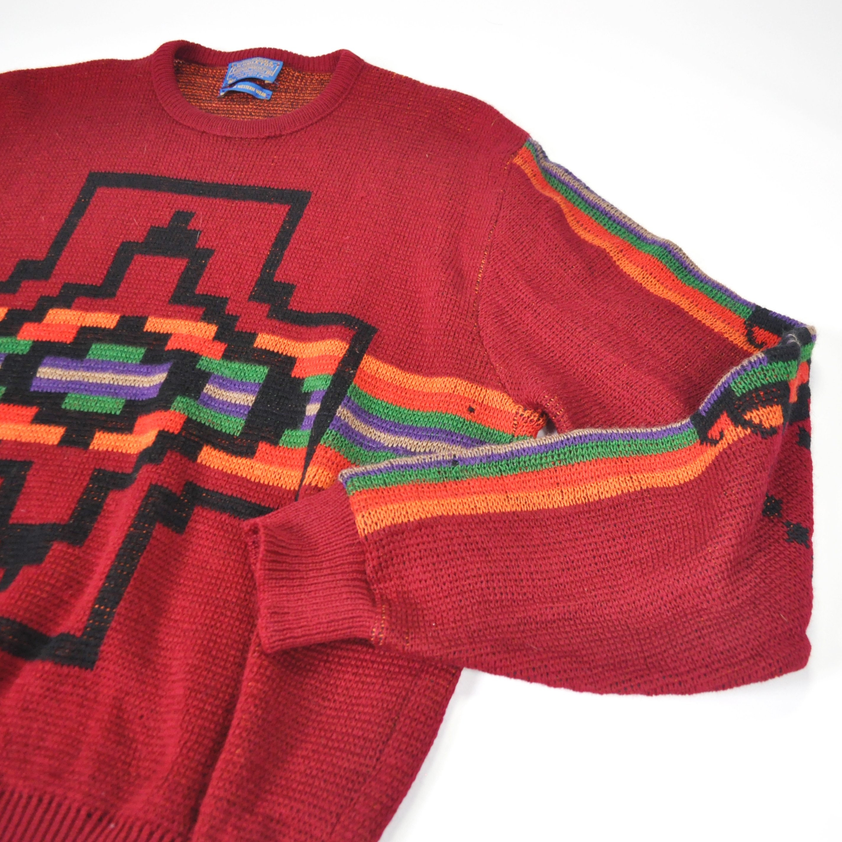 Vintage Pendleton harding wool sweater size XL made in USA Etsy