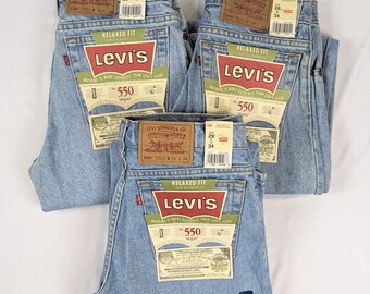 Levis jeans light blue denim deadstock made in Canada