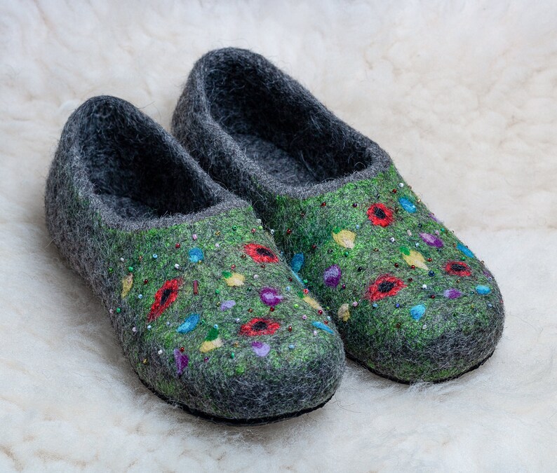 Handmade ecofriendly home slippers made from unpainted Etsy