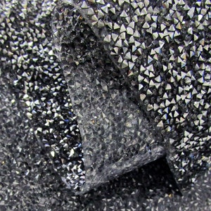 IRON ON Crystal Panel, Rhinestone Crystals 15 1/2&quot;x 9 1/4&quot; Iron-On Sheet