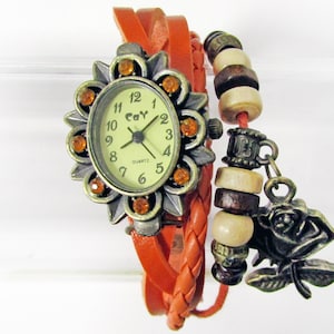 Multi-Strand Bracelet Watch, Fashion Watch, Women&#39;s Charm Bracelet Watch