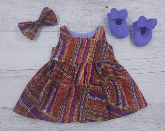 Handmade rag doll clothing, dress, dress up doll clothes