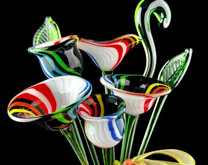 Glass Flowers Make the Best Birthday Gift in Handblown Glass glass Art