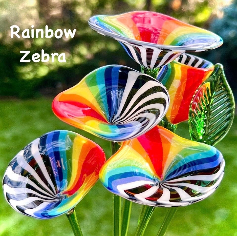 Blown Glass Flower Bouquet for Her
