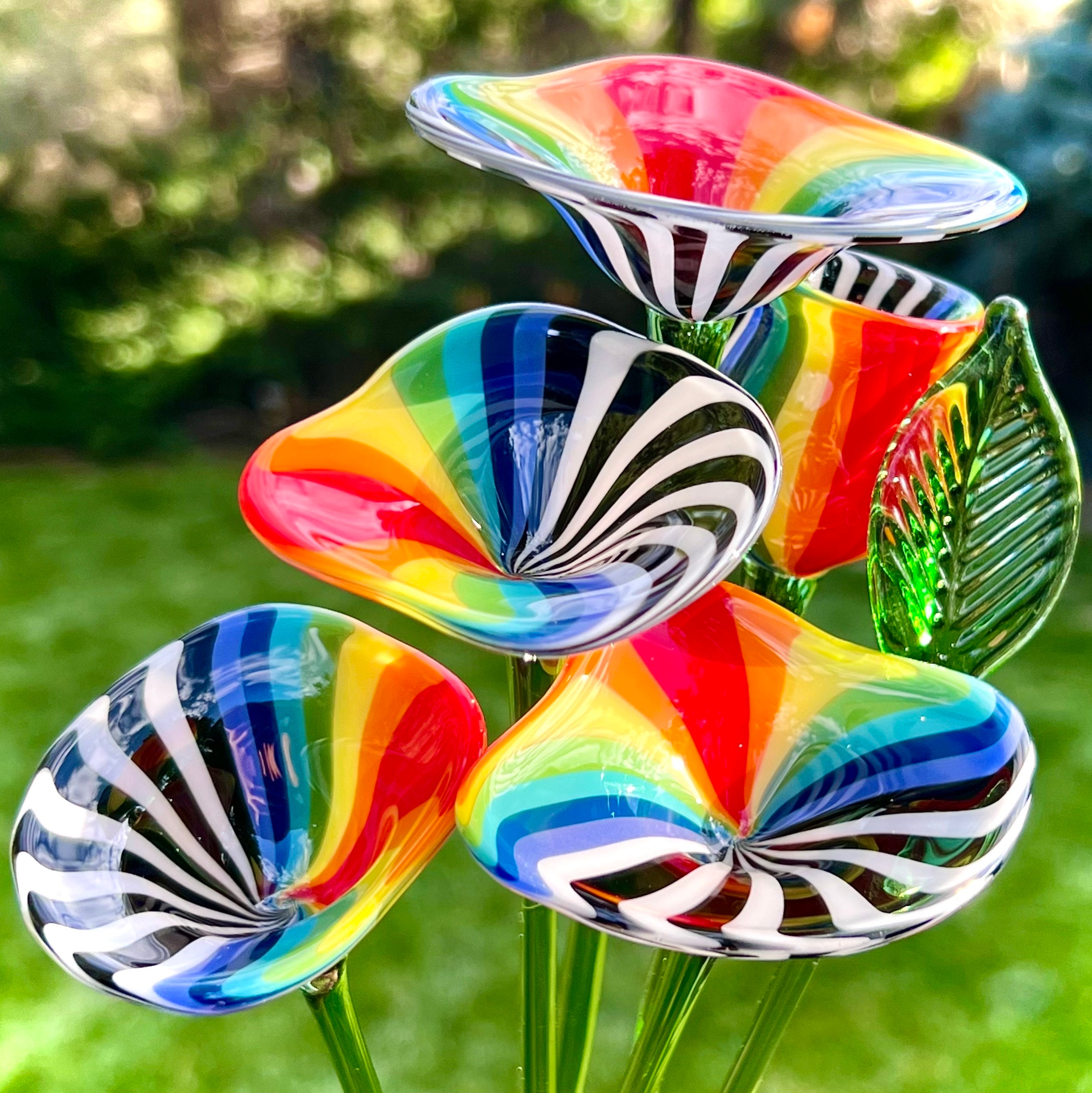 Blown Glass Bouquet, Blown Glass Flower Bouquet, Birthday Gift, blog